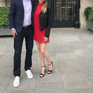 Perfectly cropped moto leather jacket